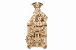Ugears Engine Clock - drewniany zegar mechaniczny DIY