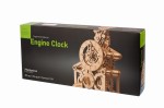 Ugears Engine Clock - drewniany zegar mechaniczny DIY