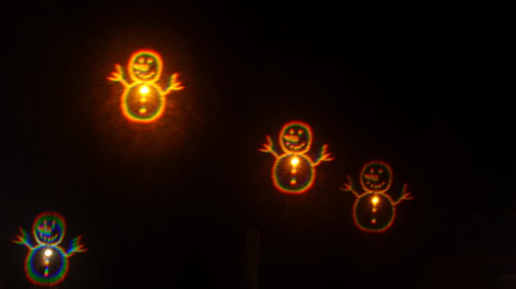 Obraz przez holograficzne okulary