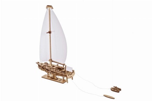 Drewniany model jachtu oceanicznego do składania - Ocean Beauty Ugears