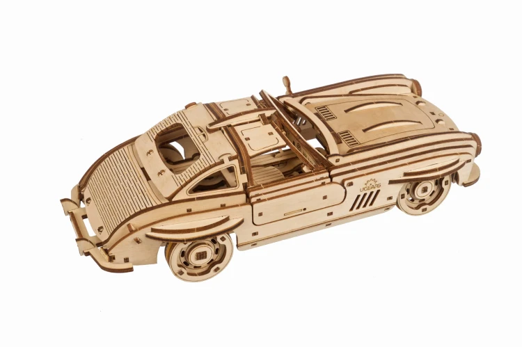 Drewniany samochód sportowy – Winged Sports Coupe - Ugears