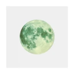 Świecący księżyc - fosforyzująca w ciemności nalepka