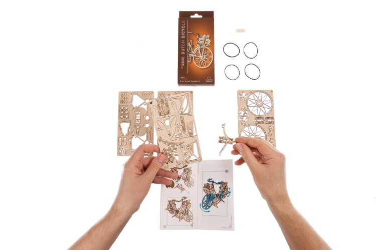 Holenderski rower - ruchomy model DIY Ugears