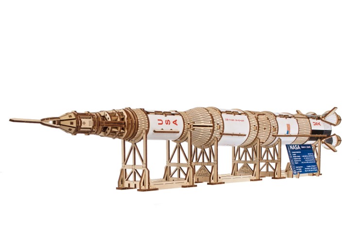 Model rakiety NASA Saturn V - Ugears