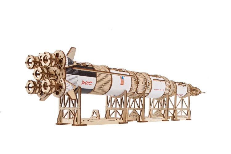 Model rakiety NASA Saturn V - Ugears