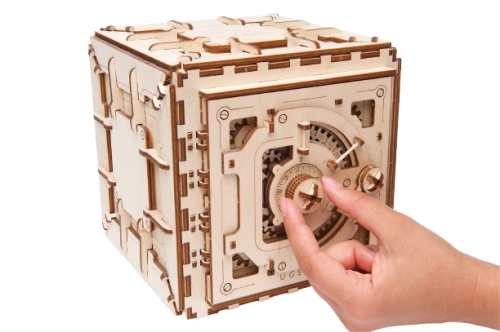 Sejf Ugears ; puzzle 3d