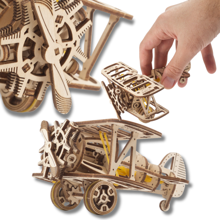 Awionetka - model DIY Ugears
