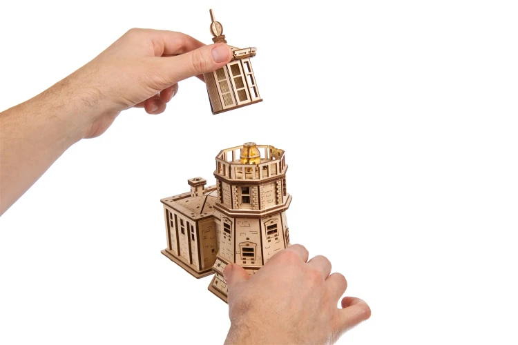 Latarnia Morska Split Rock, drewniany model do składania Ugears