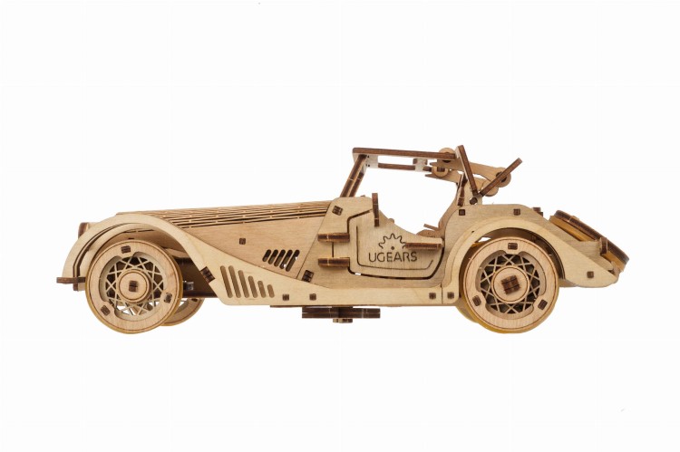 Sport Car Rapid Mouse – model mechaniczny samochodu do składania Ugears