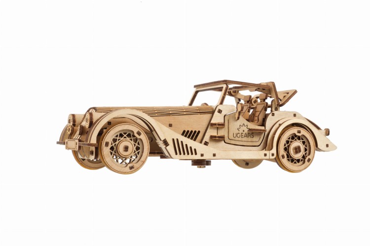 Sport Car Rapid Mouse – model mechaniczny samochodu do składania Ugears