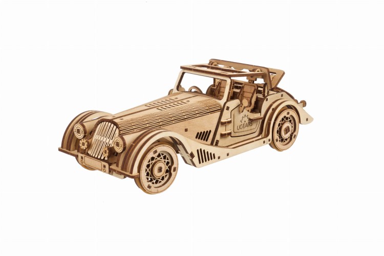 Sport Car Rapid Mouse – model mechaniczny samochodu do składania Ugears