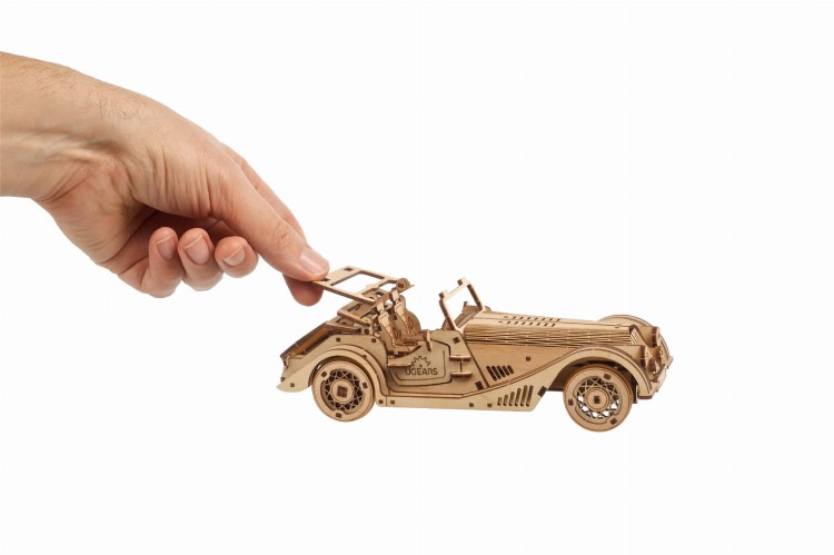 Sport Car Rapid Mouse – model mechaniczny samochodu do składania Ugears