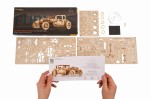 Hot Rod Furious Mouse – model mechaniczny samochodu do składania Ugears
