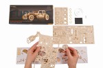 Hot Rod Furious Mouse – model mechaniczny samochodu do składania Ugears