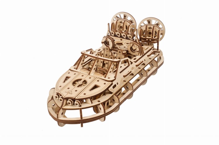 Poduszkowiec ratunkowy – Model Mechaniczny do składania Ugears