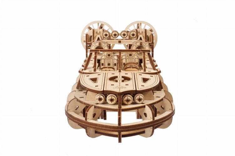 Poduszkowiec ratunkowy – Model Mechaniczny do składania Ugears