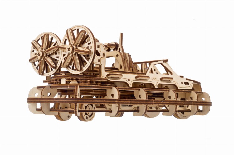 Poduszkowiec ratunkowy – Model Mechaniczny do składania Ugears