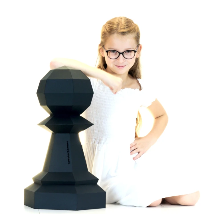 Pionek szachowy - pudełko na drobiazgi Nowe Kartonowe