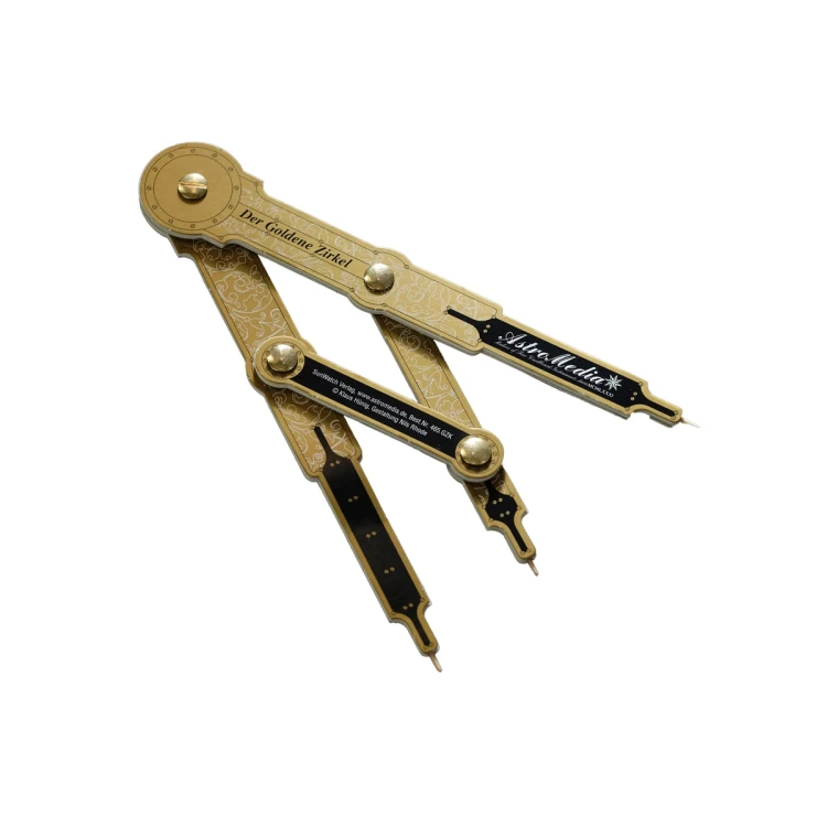 Cyrkiel odmierzający złotą proporcję DIY