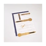 Cyrkiel odmierzający złotą proporcję DIY  - zawartość zastawu