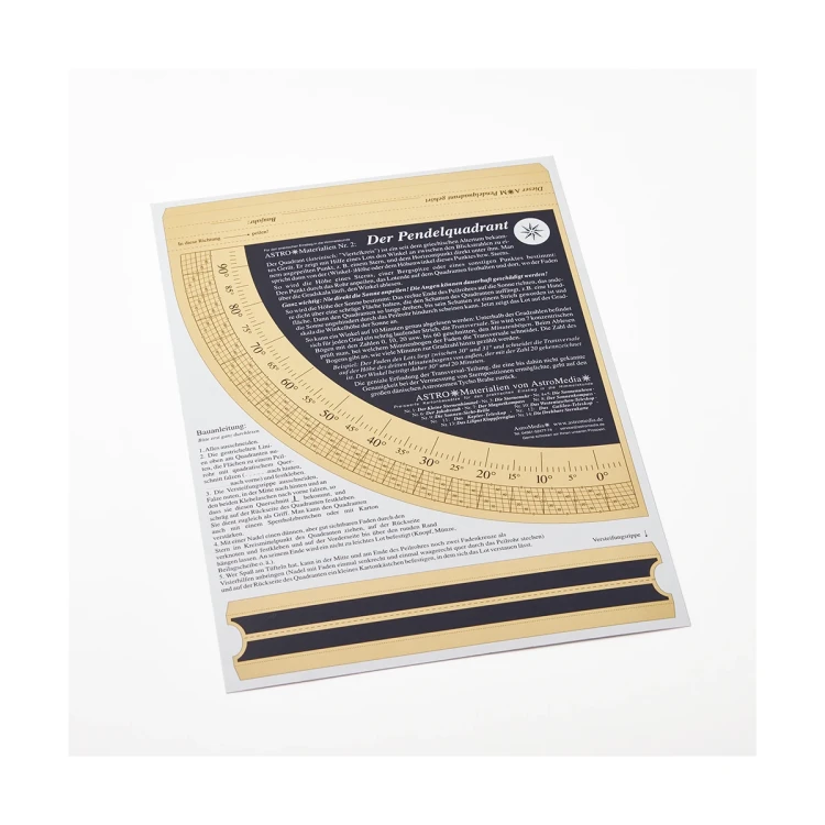 Kwadrant; zestaw edukacyjny do samodzielnego montażu