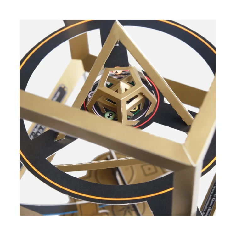 Model układu słonecznego wg Keplera DIY