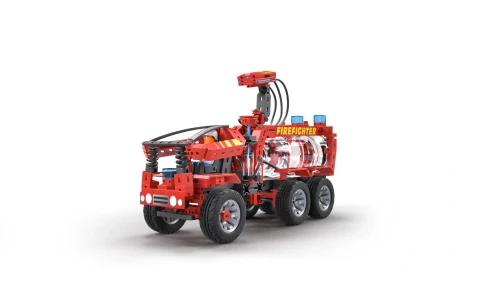 Firefighter fishertechnik - Wóz strażacki wersja kołowa