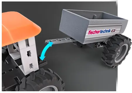Fischertechnik Traktor - detal