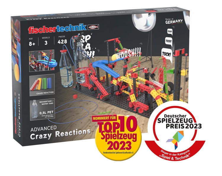 Crazy Reactions - reakcje łańcuchowe od fischertechnik