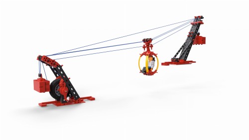 Tyrolka - Kolejka linowa fischertechnik