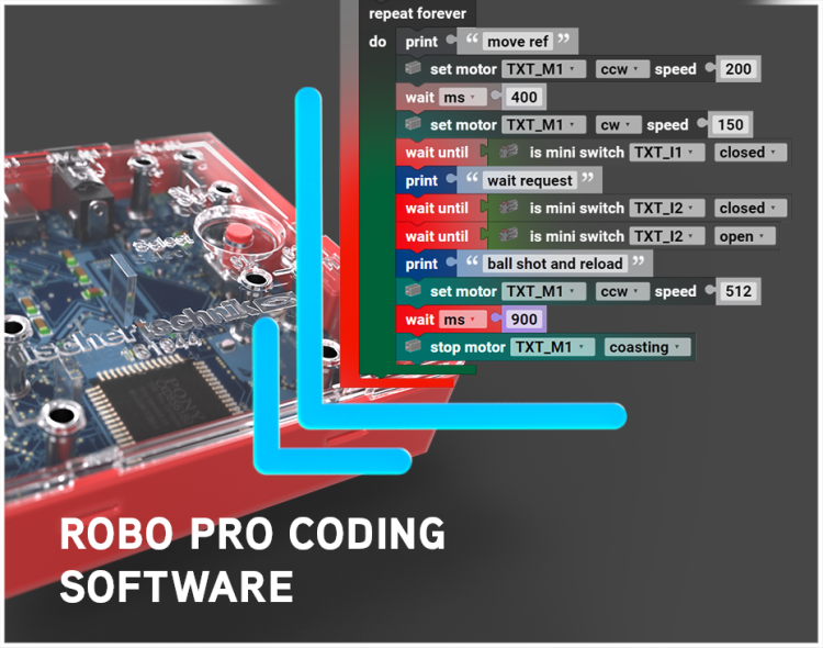 Fischetechnik Smart Robots Pro - kompletny pakiet do nauki programowania dla ośmiolatka i starszych