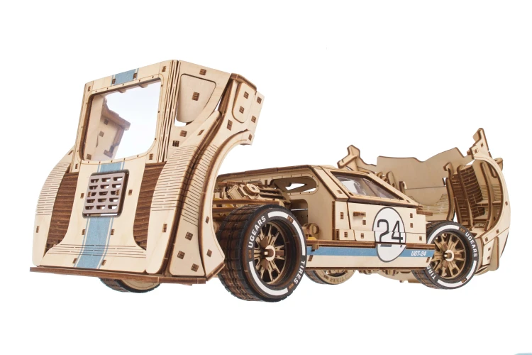 UGT-24 Wyścigówka Enduro – Model Mechaniczny do składania Ugears