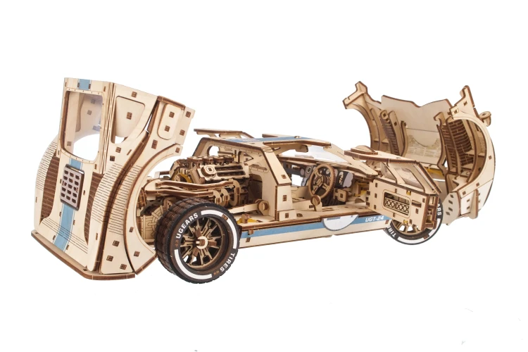 UGT-24 Wyścigówka Enduro – Model Mechaniczny do składania Ugears