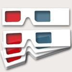 Binokle 3d Red Cyan (czerwono niebieskie)