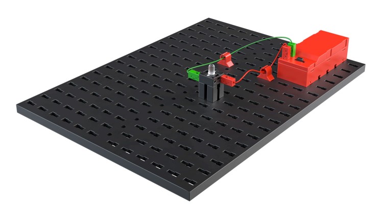 E-Tronic fischertechnik - prosty obwód