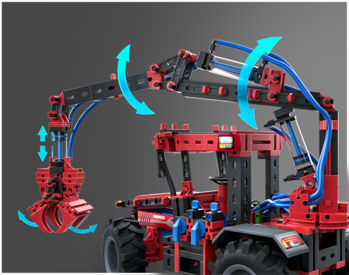 Strong Pneumatic - model koparki z napędem pneumatycznym dla dziewięciolatka