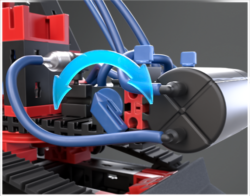 Pneumatic Power - model pneumatycznej koparki dla ośmiolatka