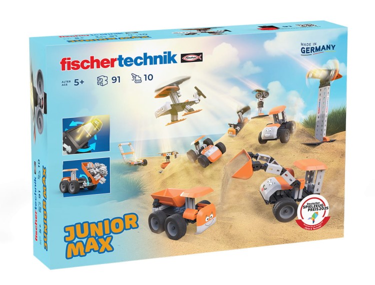 Klocki konstrukcyjne - Junior Max fischertechnik - dla pięciolatka
