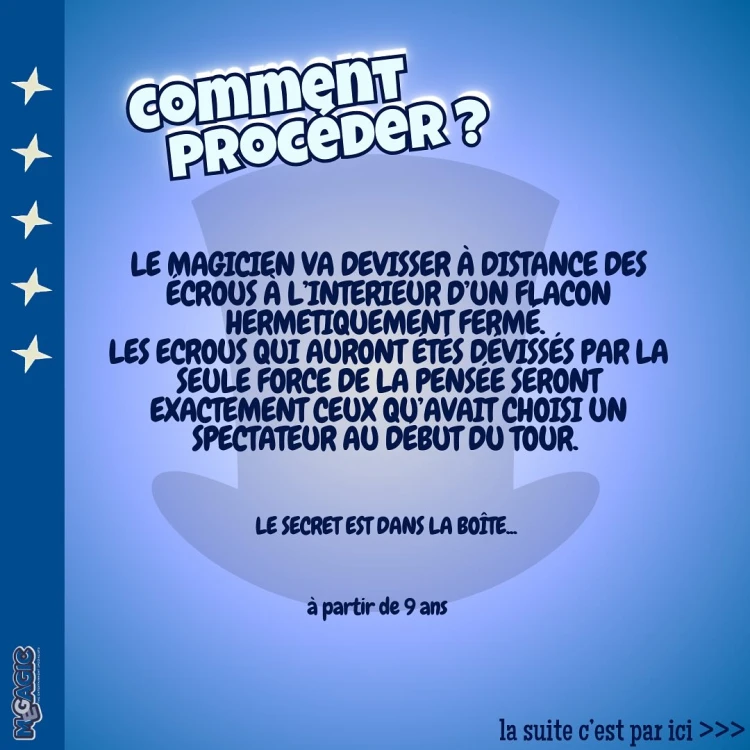 Tajną instrukcje i niezbędne rekwizyty znajdziesz w pudełku.