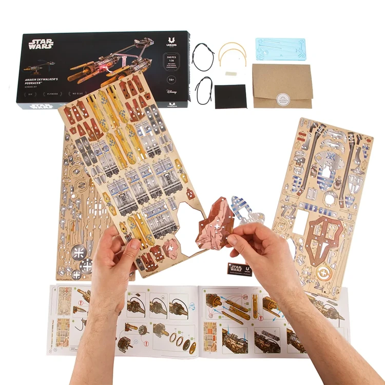 Puzzle 3D- Podracer  Anakina Star War Ugears – model DIY