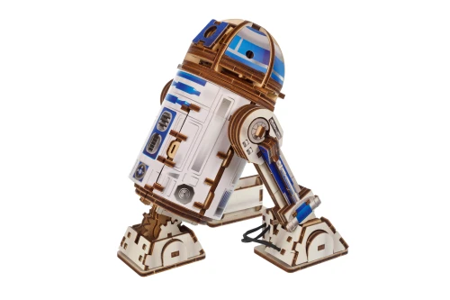 Puzzle 3D- R2D2 robot z sagi Gwiezdne Wojny  – model DIY Ugears