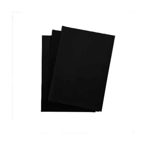 Papier welurowy, czarny do wyciemniania urządzeń optycznych (id: 615)