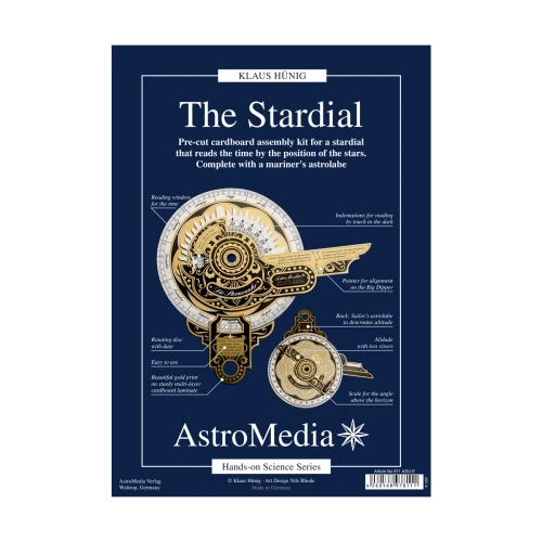 Zegar Gwiazdowy z Astrolabium - kartonowy zestaw DIY