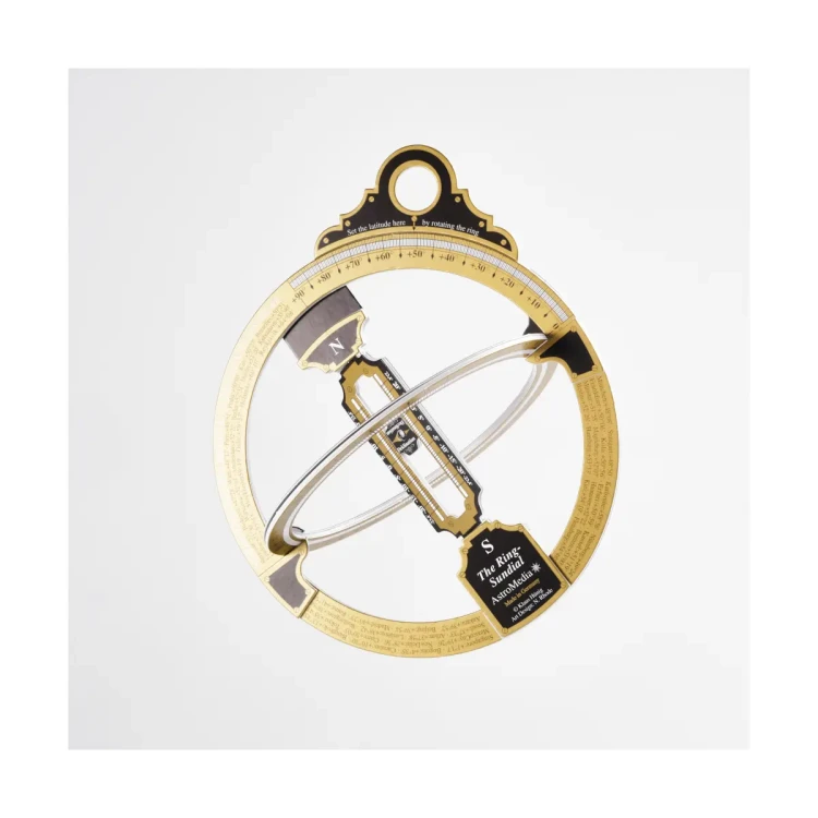 Pierścieniowy zegar słoneczny - kartonowy model DIY