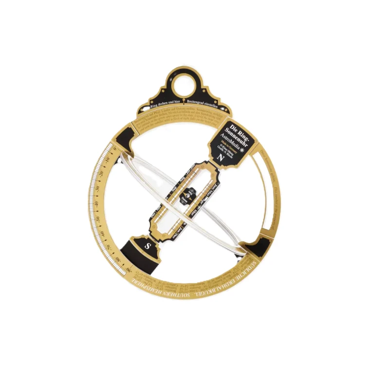 Pierścieniowy zegar słoneczny - kartonowy model DIY