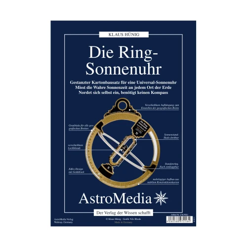 Pierścieniowy zegar słoneczny - kartonowy model DIY