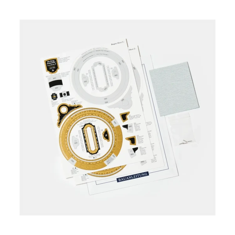 Pierścieniowy zegar słoneczny - kartonowy model DIY