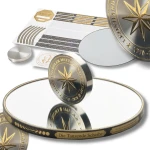 Wirujący Dysk Eulera - masywny dysk z lustrem do pokazów fizycznych