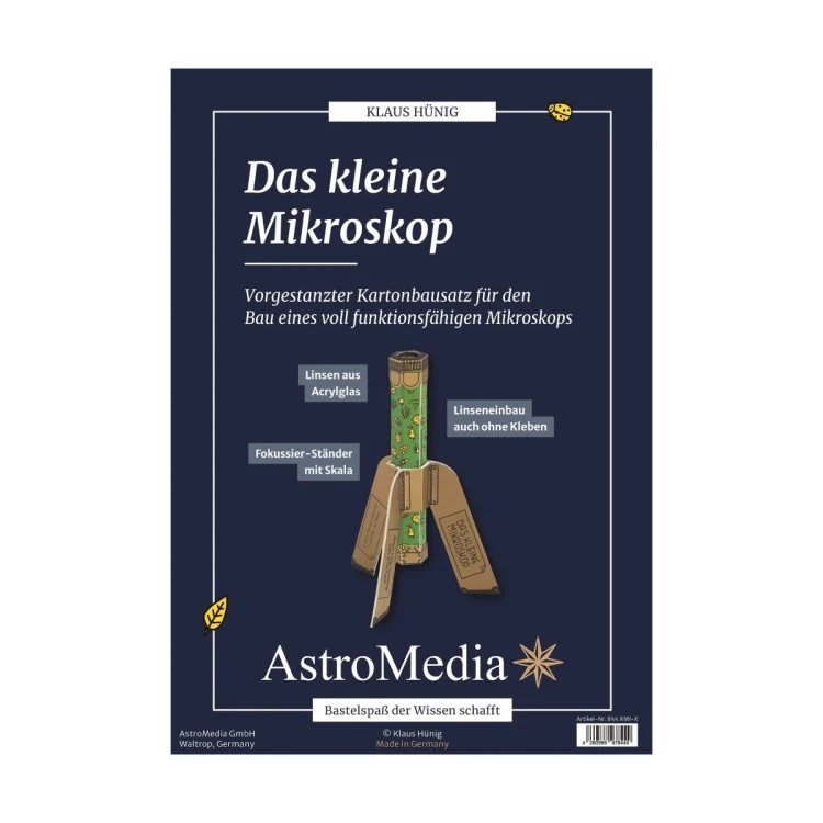 Mały mikroskop (pow. 10 x) - model DIY dla dzieci