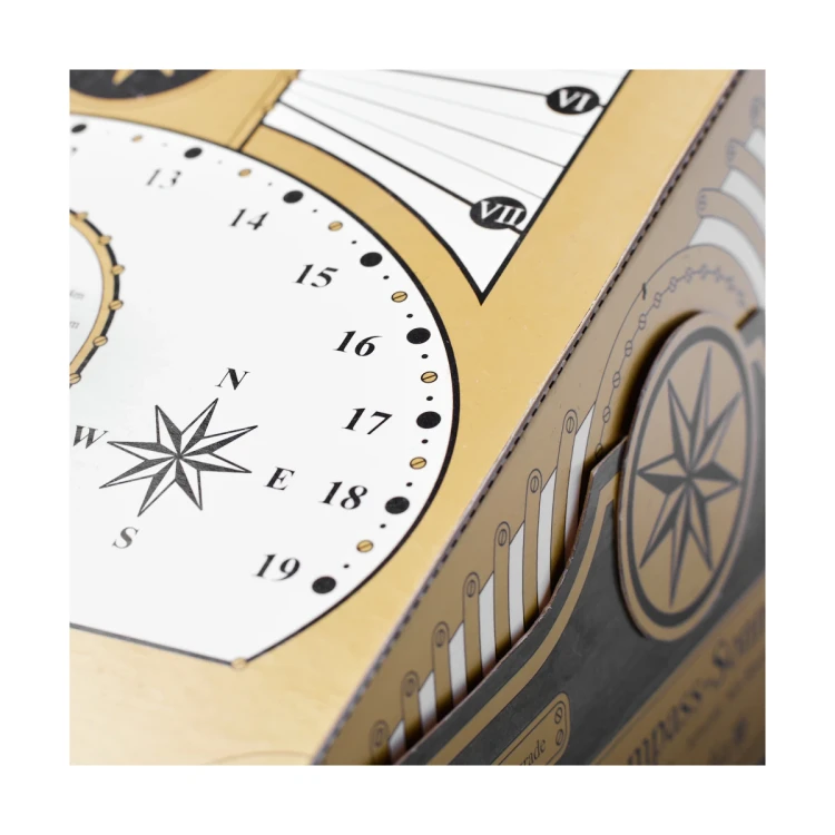 Podwójny zegar słoneczny - kartonowy zestaw do samodzielnego montażu